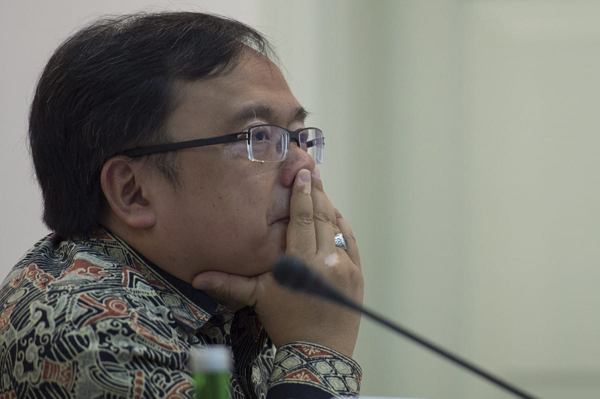 Menteri Keuangan Bambang Brodjonegoro. ANTARA FOTO/Widodo S. Jusuf/Rei/mes/14.