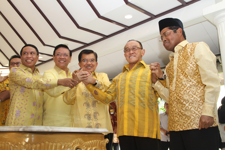 Pimpinan Partai Golkar. TIRTO/ Andrey Gromico