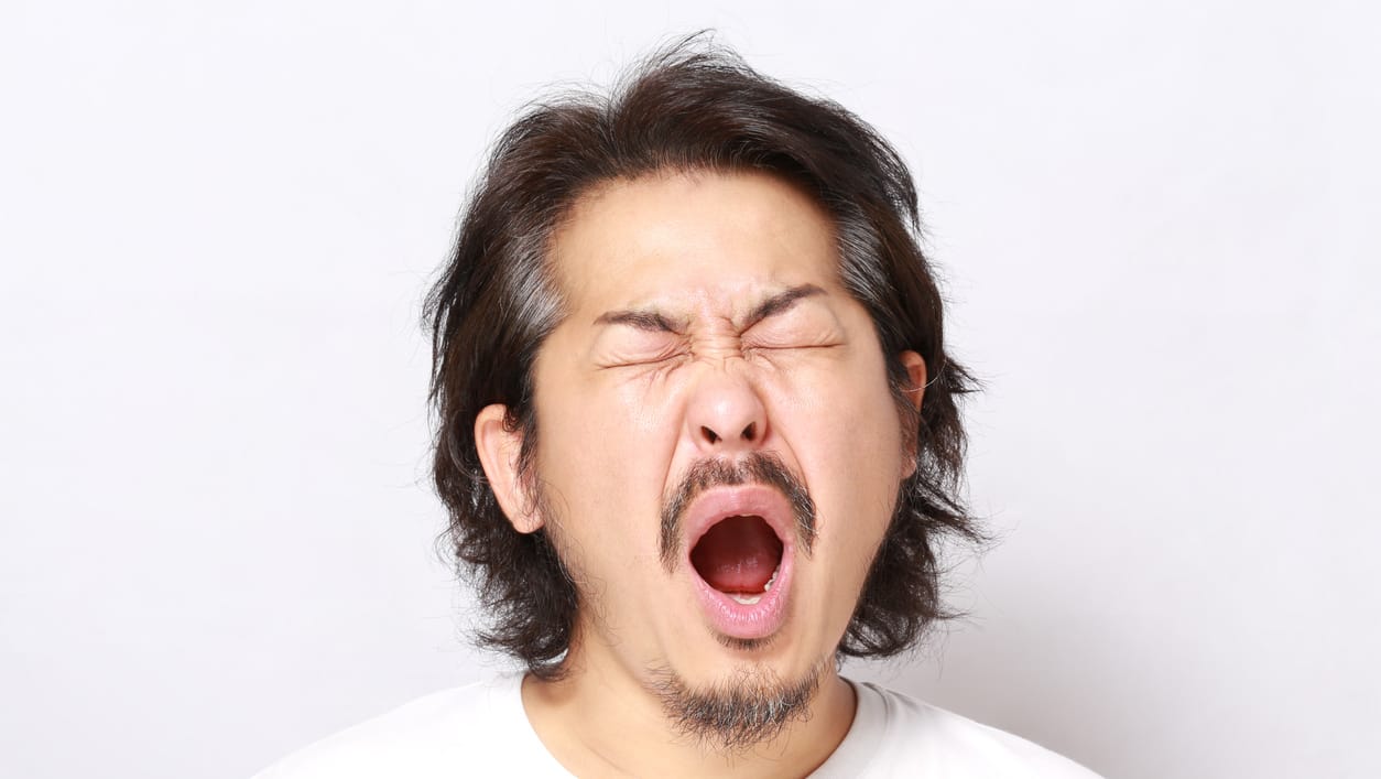 Ilustrasi orang menguap. Foto/Getty Images/iStockphoto ILUSTRASI FOTO ORANG MENGUAP