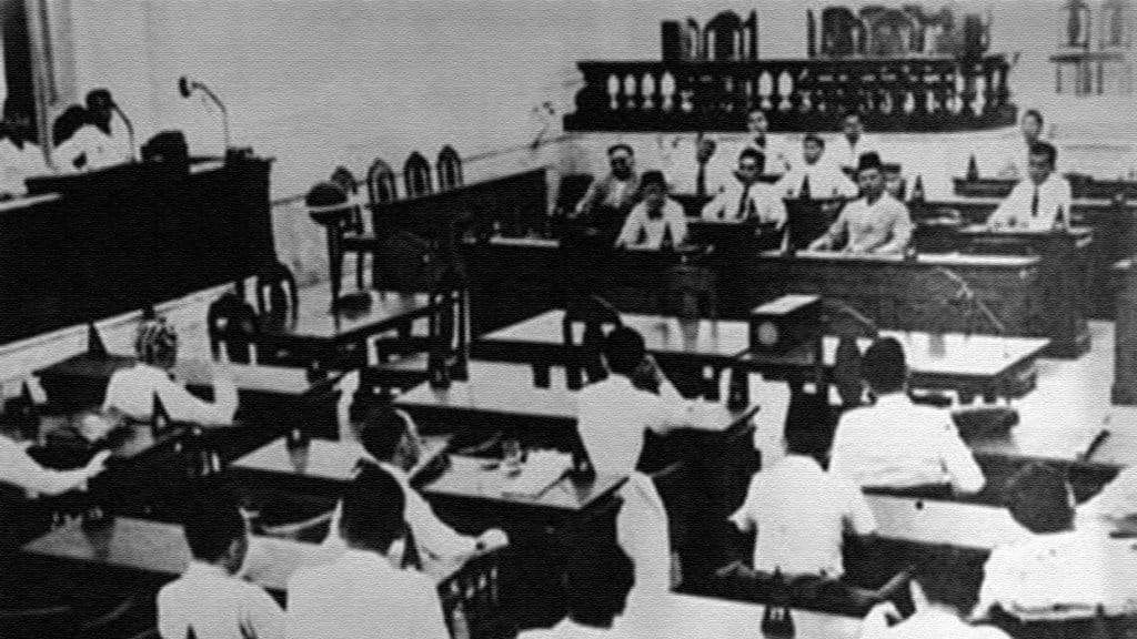 Sidang BPUPKI. FOTO/ANRI FOTO HL Tokoh Islam BPUPKI