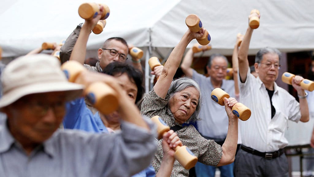 Ilustrasi lansia Jepang. FOTO/REUTERS Ilustrasi Lansia Jepang