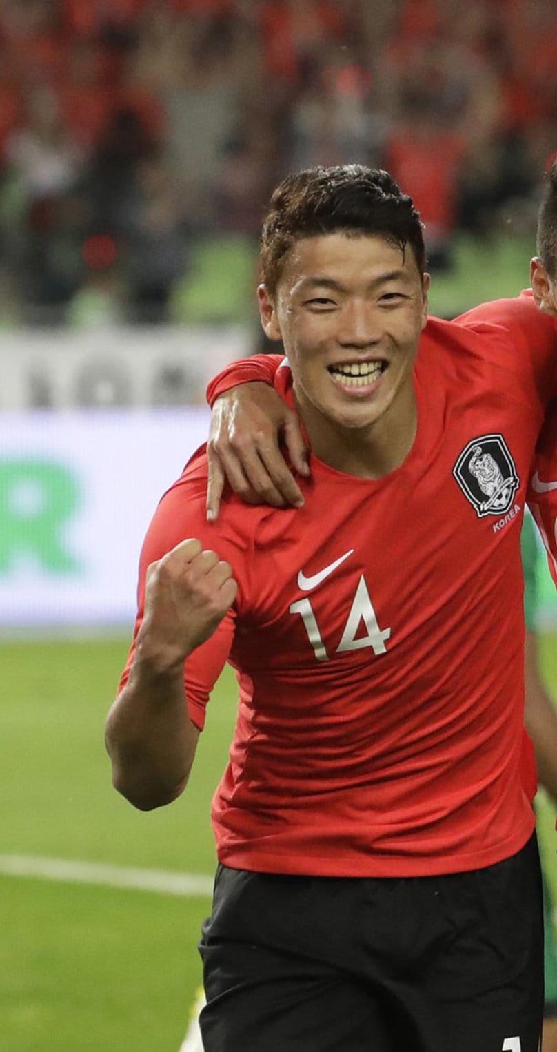Penyerang Timnas Korea Selatan, Hwang Hee-chan. AP/Lee Jin-man Hwang Hee-chan_Korea Selatan