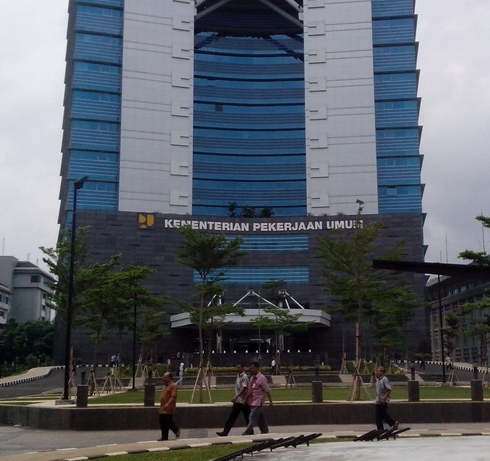 Gedung Kementerian Pekerjaan Umum. FOTO/setkab.go.id Gedung Kementerian Pekerjaan Umum