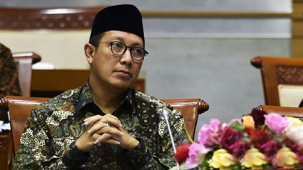 Menteri Agama Lukman Hakim Saifudin. ANTARA FOTO/Puspa Perwitasari Lukman Hakim Saifudin