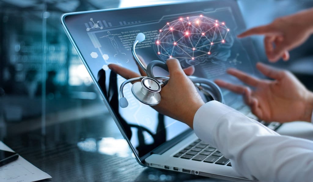 Ilustrasi Pertemuan dan analisis tim dokter kedokteran. Diagnosis memeriksa hasil pengujian otak. FOTO/iStockphoto Ilustrasi otak