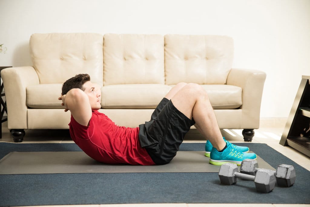 Ilustrasi sit-up. FOTO/iStockphoto Ilustrasi Olahraga di rumah