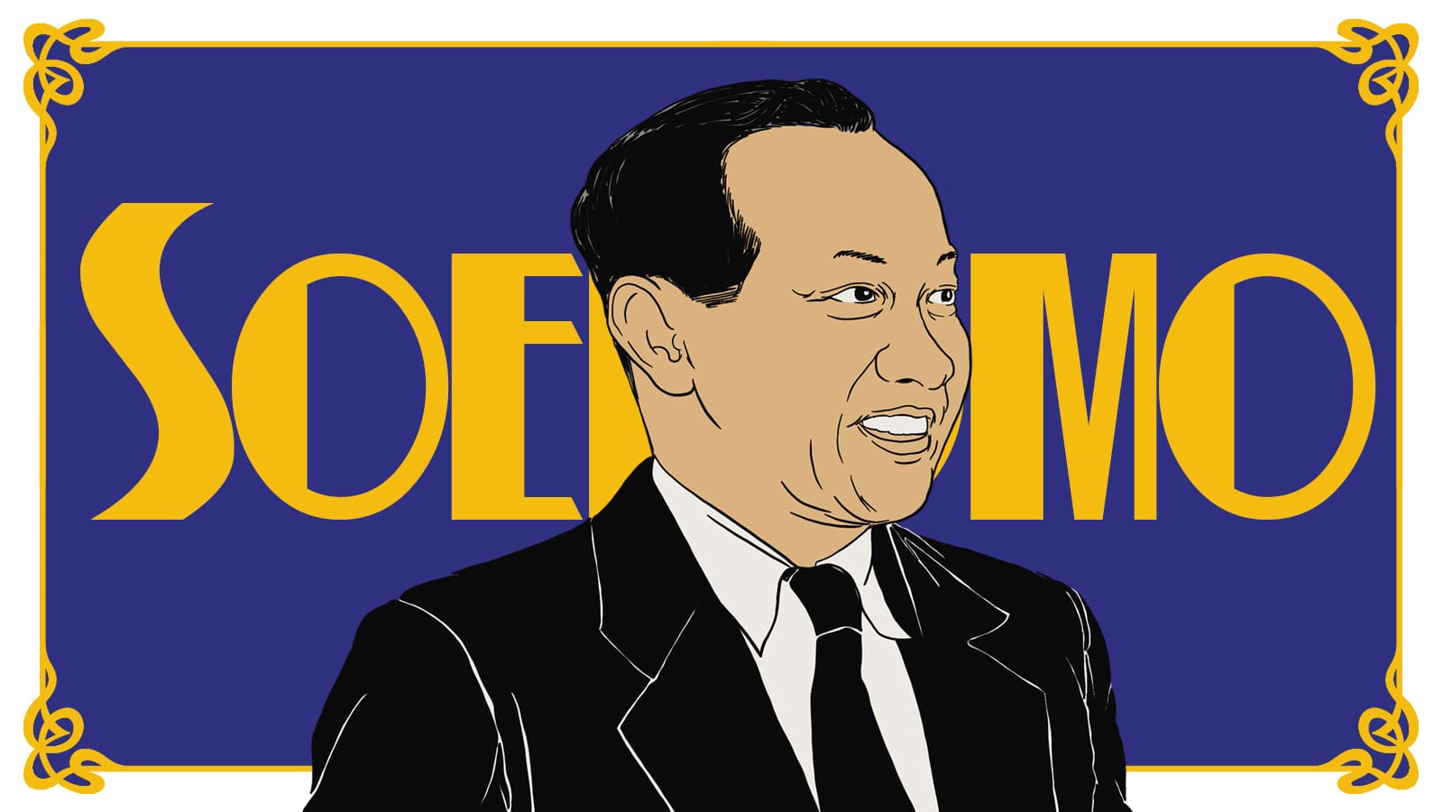 Ilustrasi Mozaik Soepomo. tirto.id/Sabit Ilustrasi Mozaik Soepomo