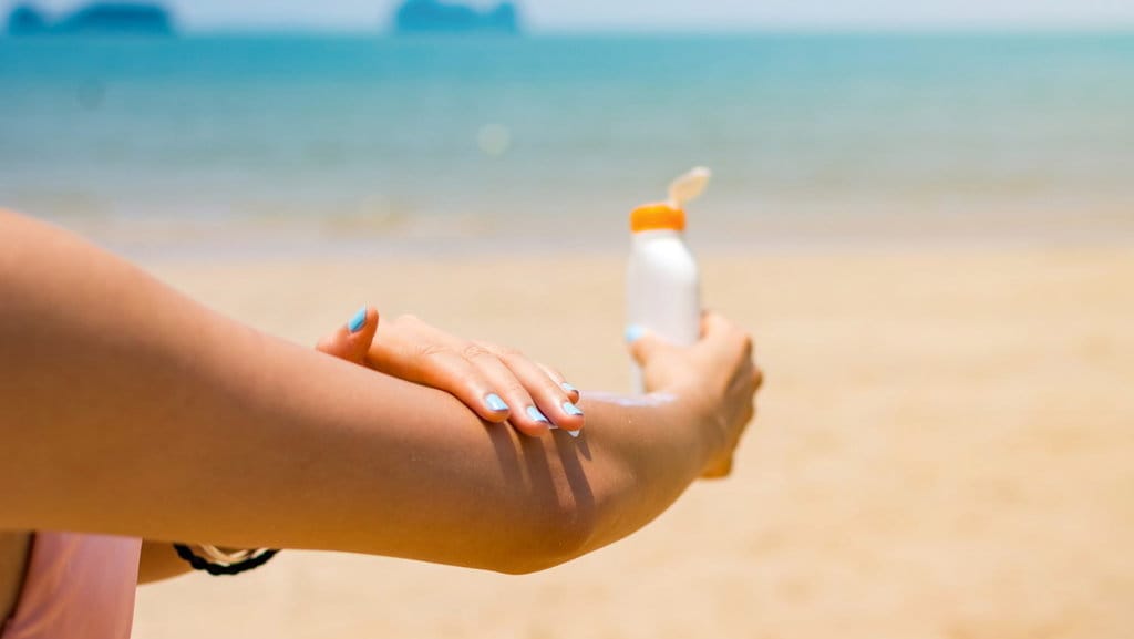 Ilustrasi Sunscreen. FOTO/iStockphoto Ilustrasi Sunscreen