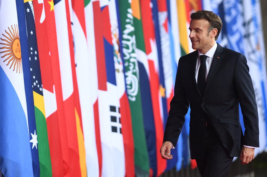 Presiden Prancis, Emmanuel Macron. ANTARA FOTO/Media Center G20 Indonesia/Akbar Nugroho Gumay/wsj. Presiden Prancis