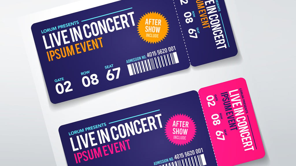 Ilustrasi Tiket Konser. foto/IStockphoto Ilustrasi Tiket Konser