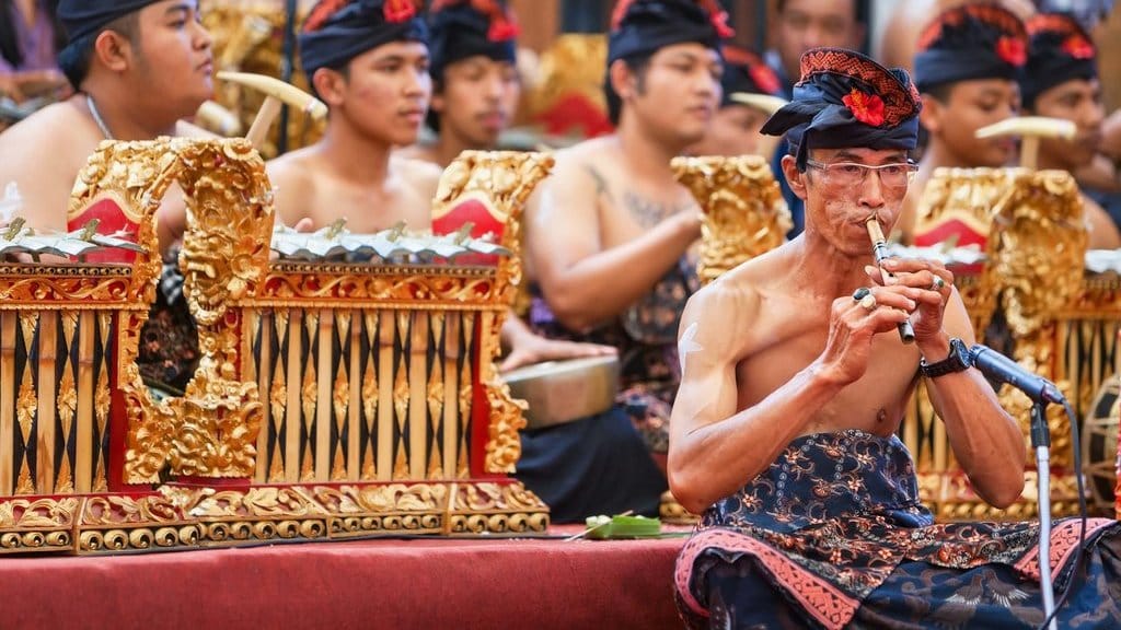 Ilustrasi gamelan Bali. foto/IStockphoto Ilustrasi gamelan Bali