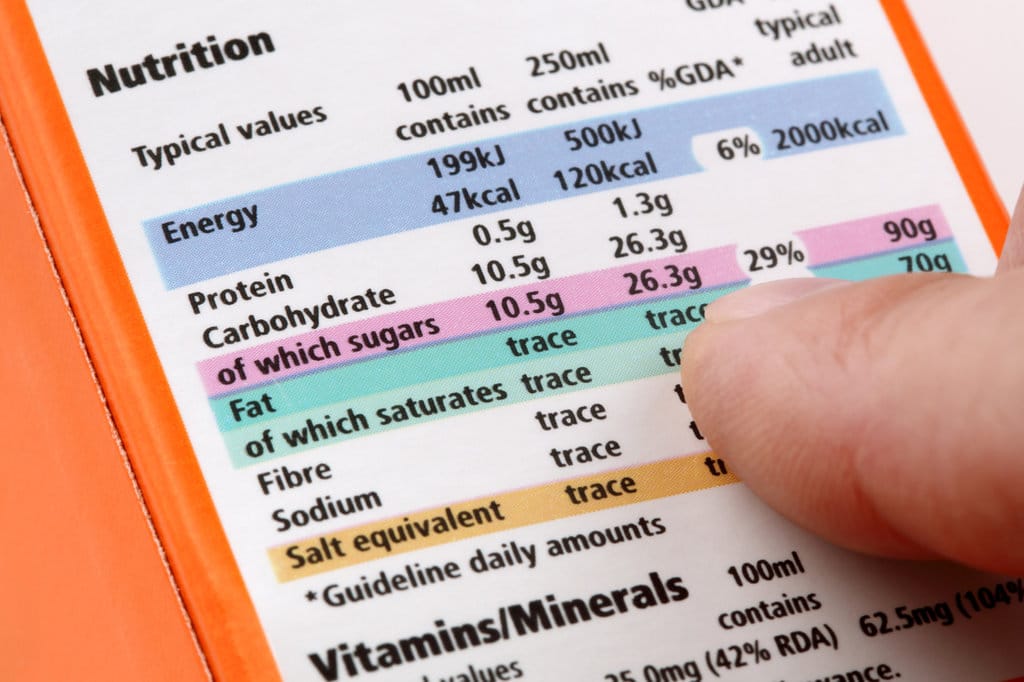 lustrasi informasi gizi pada label/kemasan makanan. (FOTO/iStockphoto) lustrasi informasi gizi
