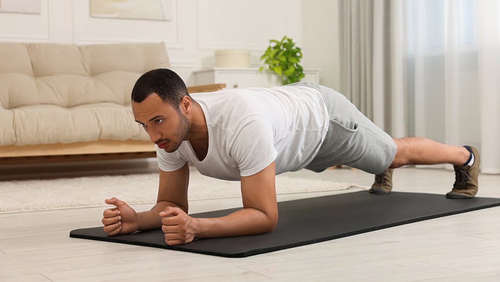 Ilustrasi Plank. (FOTO/iStockphoto) Ilustrasi Plank