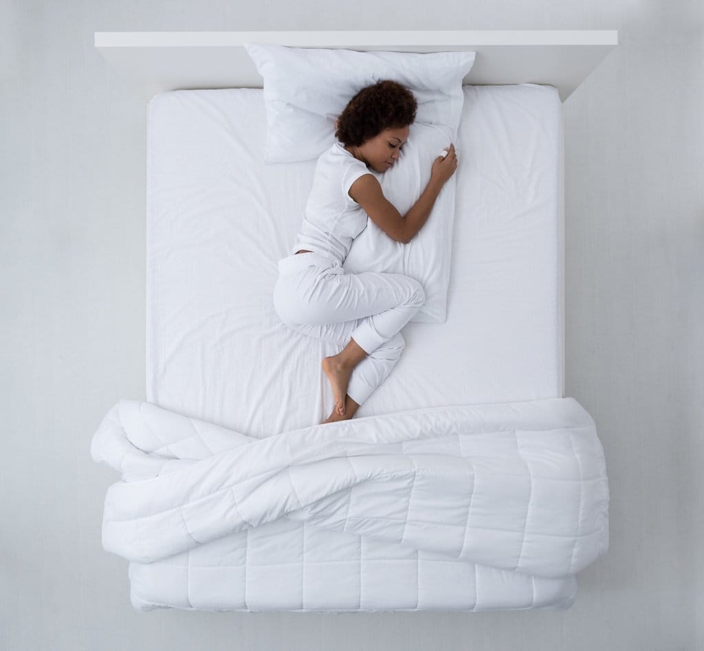 Ilustrasi posisi tidur. FOTO/iStockphoto Ilustrasi posisi tidur