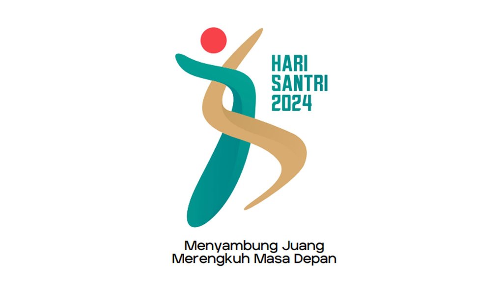Logo Hari Santri Nasional 2024. FOTO/cms2023.kemenag.go.id/ Logo Hari Santri Nasional 2024