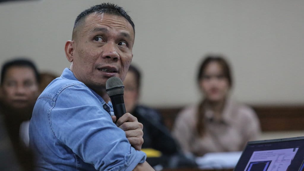 Ahli digital forensik Rismon Hasiholan Sianipar menyampaikan keterangan saat sidang peninjauan kembali (PK) mantan terpidana kasus pembunuhan berencana terhadap Wayan Mirna Salihin, Jessica Kumala Wongso di Pengadilan Negeri Jakarta Pusat, Jakarta, Senin (4/11/2024). ANTARA FOTO/Asprilla Dwi Adha/tom. Sidang PK Jessica Kumala Wongso