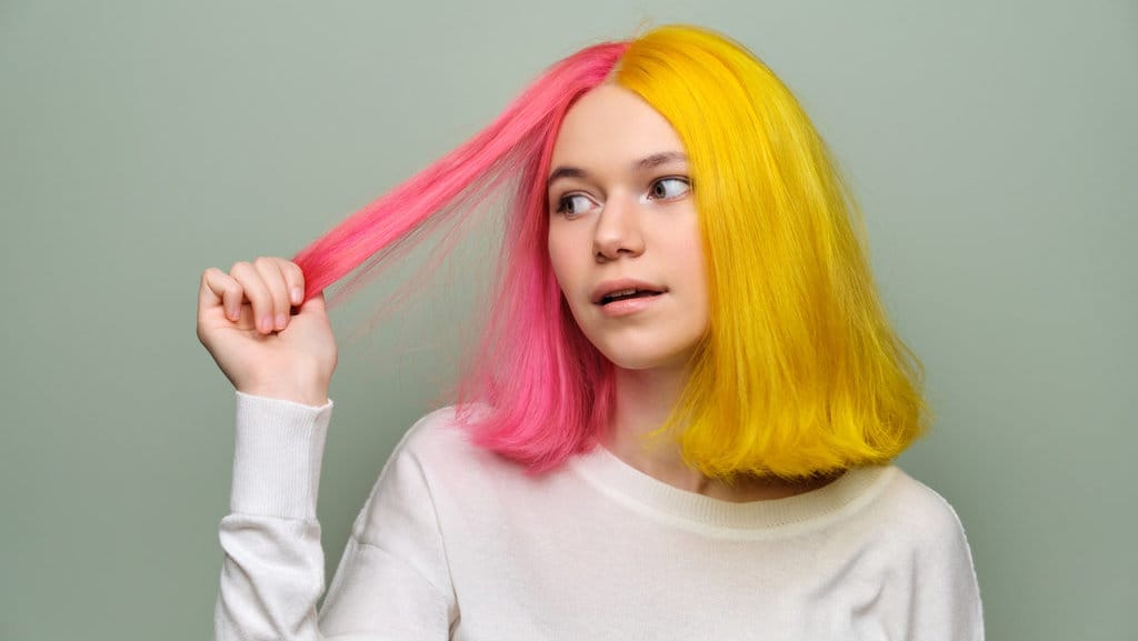 Ilustrasi Rambut Berwarna. Foto/iStockphoto Rambut Berwarna
