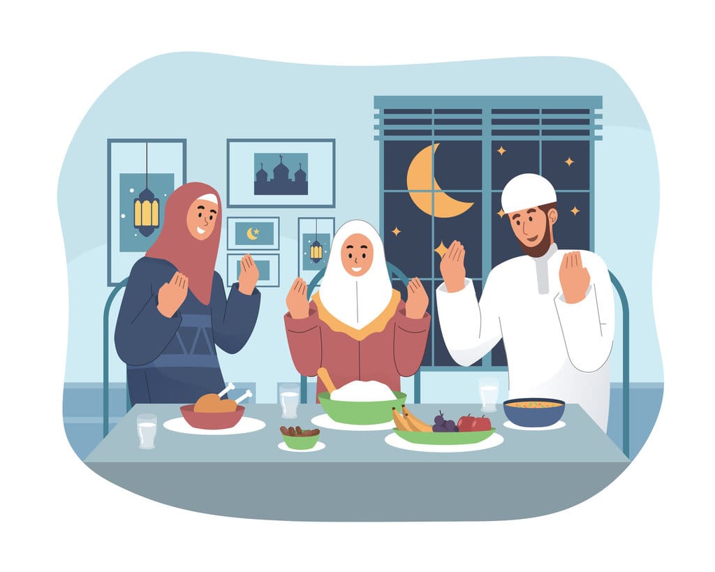 Ilustrasi Makan Sahur. foto/istockphoto Ilustrasi Makan Sahur