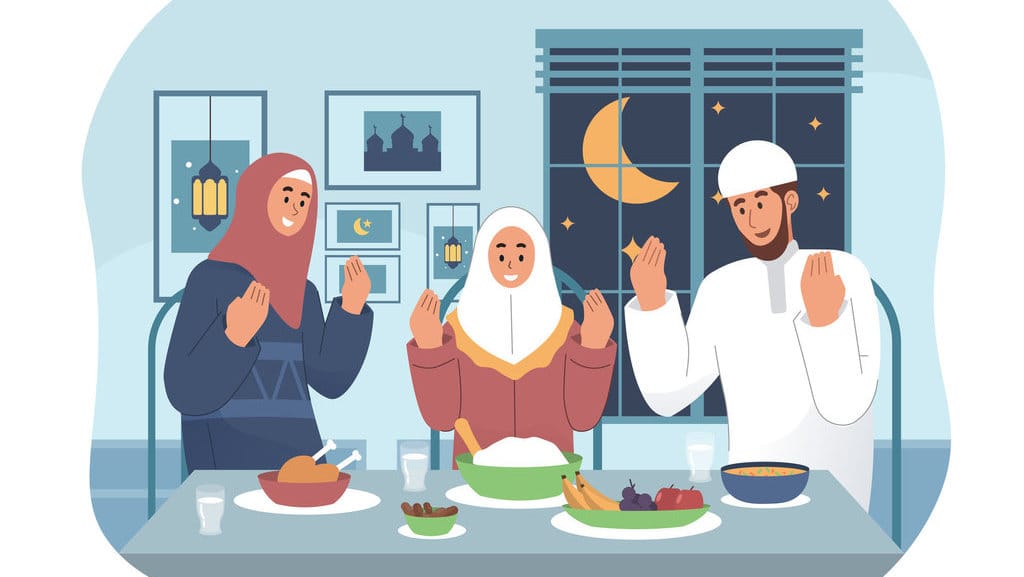 Ilustrasi Makan Sahur. foto/istockphoto Ilustrasi Makan Sahur