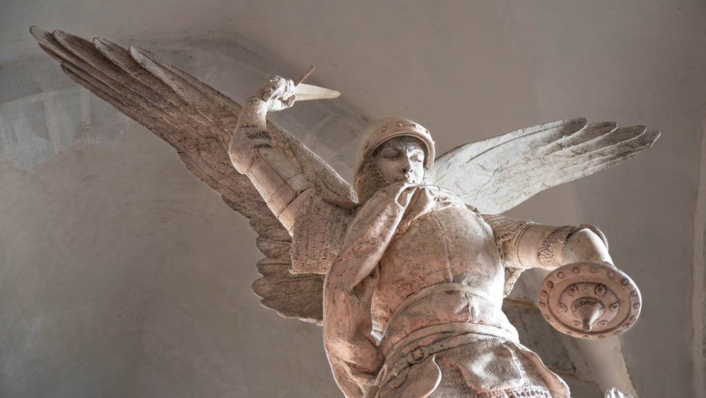 Malaikat Agung Saint-Michel di Prancis. FOTO/iStockphoto Doa Santo Mikael