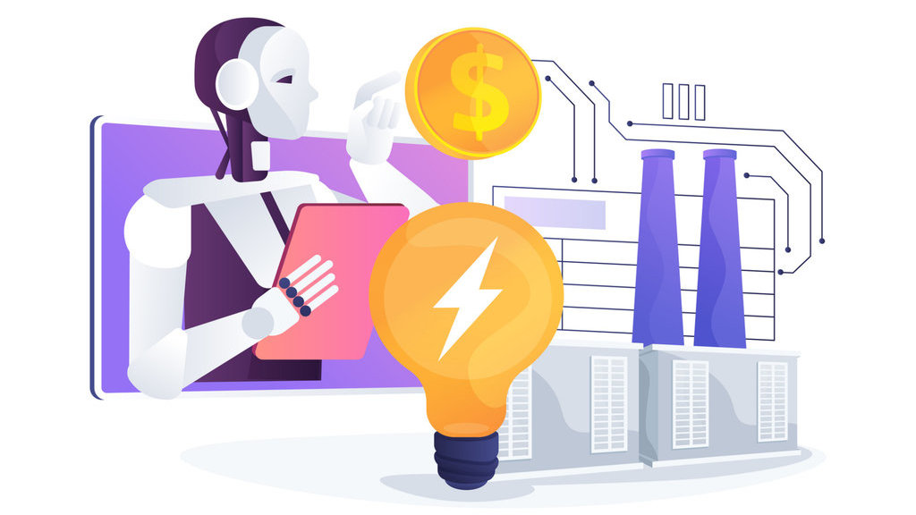 Ilustrasi AI dan Energi. FOTO/iStockphoto Ilustrasi pemborosan listrik akibat AI