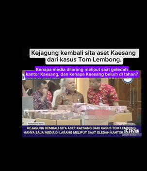 Foto Periksa Fakta Kejagung Sita Aset Kaesang. foto/Hotline periksa fakta tirto Foto Periksa Fakta Kejagung Sita Aset Kaesang