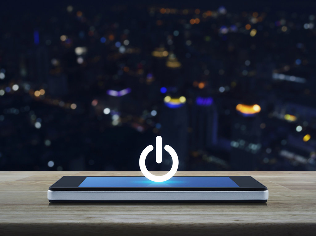 Ilustrasi tombol power/volume ponsel. FOTO/iStockphoto Ilustrasi tombol power ponsel