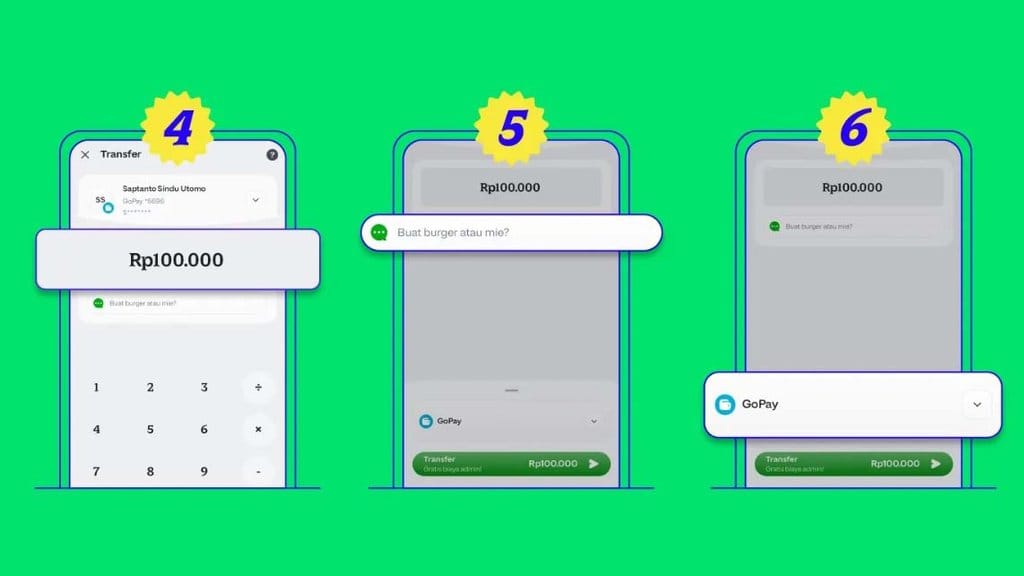 Ilustrasi Transfer Gopay. foto/gopay Ilustrasi Transfer Gopay