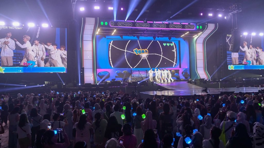 Ilustrasi Konser Kpop.ANTARA FOTO/Fauzan/Spt. Konser NCT WISH di Jakarta