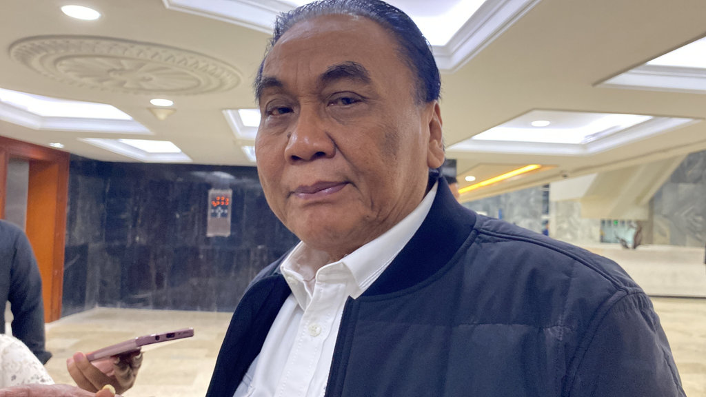 Wakil Ketua MPR RI Bambang Wuryanto alias Bambang Pacul saat ditemui wartawan di Kompleks Parlemen, Senayan, Jakarta Pusat pada Rabu (4/6/2025). tirto.id/Rahma Dwi Safitri Bambang Wuryanto