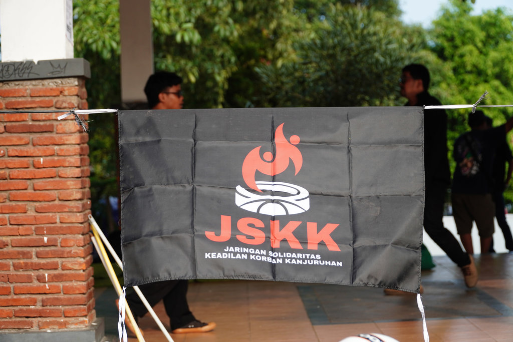 Poster Jaringan Solidaritas Korban Kanjuruhan. foto/Dok.JSKK 1000 hari Tragedi Kanjuruhan