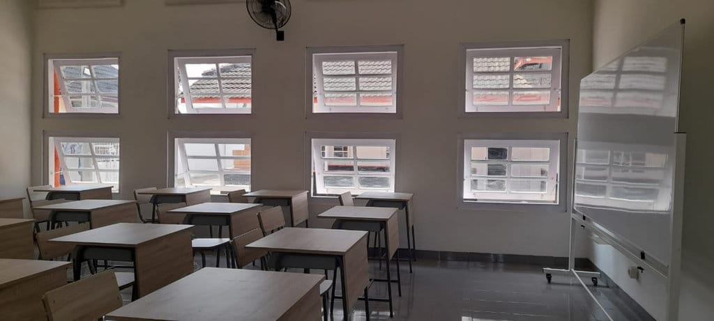 Fasilitas ruang belajar di Sekolah Rakyat, Sonosewu, Bantul, Yogyakarta. (FOTO/Istimewa) Sekolah Rakyat di Bantul
