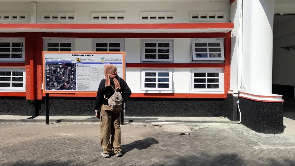 Tampak depan Sekolah Rakyat di Bantul. (FOTO/Istimewa) Sekolah Rakyat di Bantul