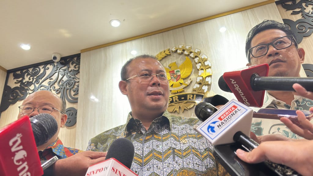 Wakil Ketua DPR RI, Cucun Ahmad Syamsurijal saat ditemui di Gedung DPR RI, Jakarta, Senin (21/7/2025). tirto.id/Nabila Ramadhanty Putri Darmadi. Cucun Ahmad Syamsurijal