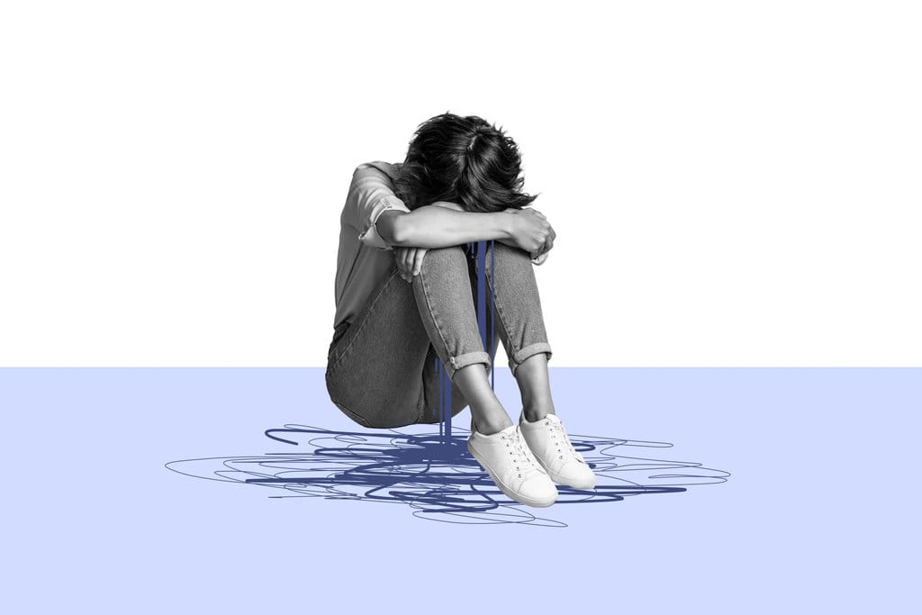 Ilustrasi stres. FOTO/istockphoto Ilustrasi perempuan stres dan beban hidup