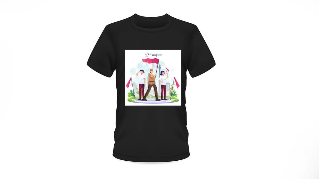 Ilustrasi Merchandise 17 Agustus. FOTO/iStockphoto Ilustrasi baju 17 agustus