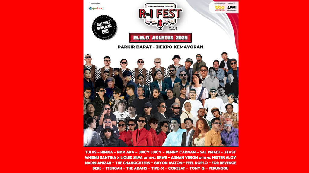 RI fest 2025. insatgram/jakarta.network RI fest 2025
