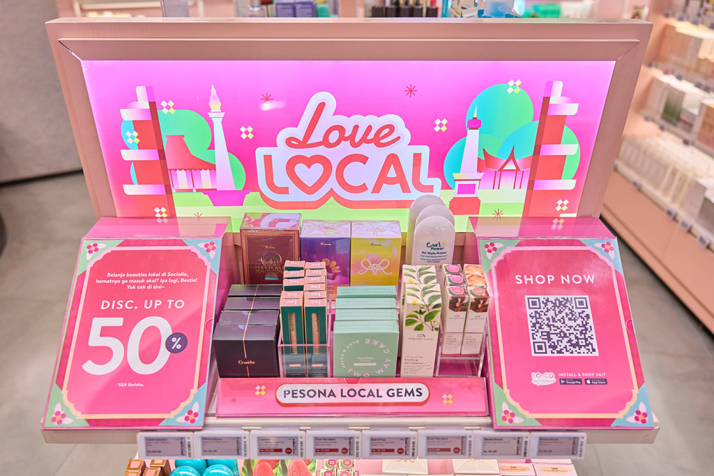 Love Local bukan sekadar kampanye promosi, tetapi merayakan filosofi dan semangat di balik setiap brand lokal yang lahir dari Indonesia. foto/Sociolla Header Diajeng Sociolla