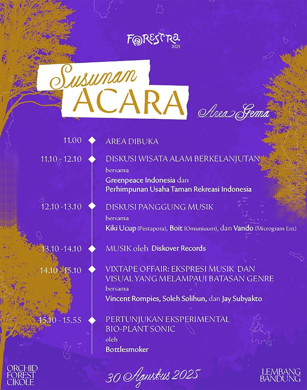 Rundown Forestra 2025. foto/Forestra Rundown Forestra 2025