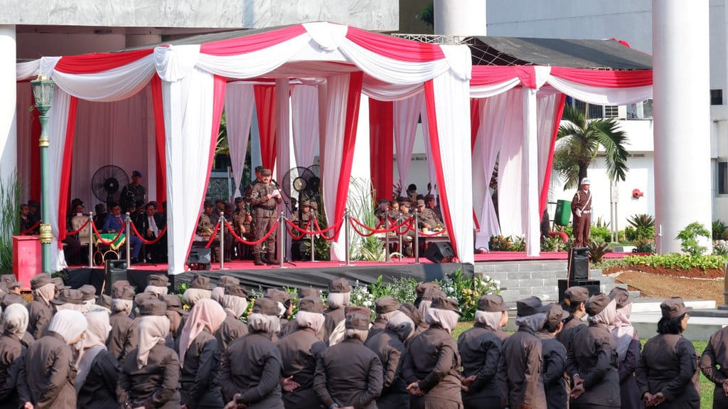 Jaksa Agung Republik Indonesia ST Burhanuddin saat memimpin Upacara Peringatan Hari Lahir Kejaksaan Republik Indonesia ke-80 pada Selasa 2 September 2025. (FOTO/dok. Kejaksaan Agung) Body Artikel 1 Kejaksaan Agung 8