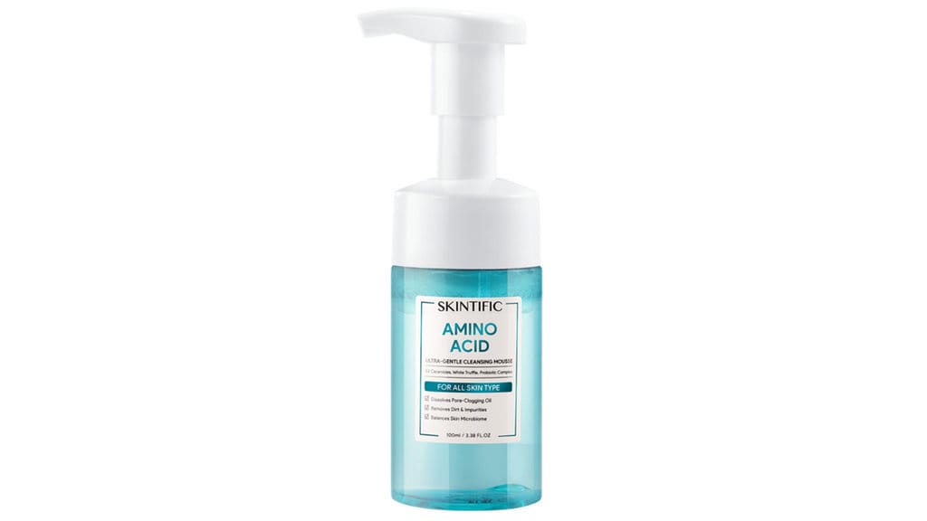 Skintific Amino Acid Ultra Gentle Cleansing Mousse. FOTO/Istimewa Skintific Amino Acid Ultra Gentle Cleansing Mousse