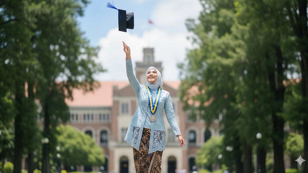 Hasil Generator AI - Prompt Gemini AI Foto Wisuda. foto/Gemini AI Prompt Gemini AI Foto Wisuda