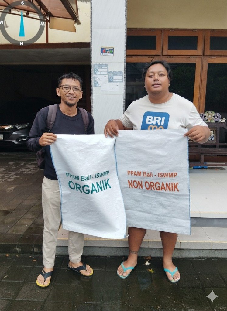 Pengelolaan sampah yang didukung program ISWMP di Desa Sidakarya, Denpasar Selatan, Kota Denpasar, Bali. Foto/Dok. ISWMP. Header ISWMP