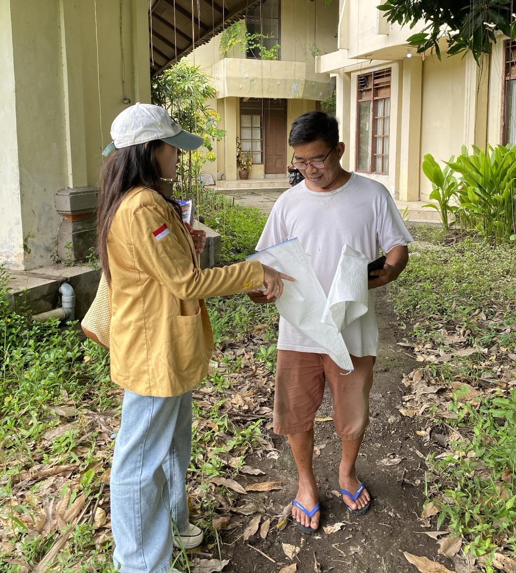 Pengelolaan sampah yang didukung program ISWMP di Desa Sidakarya, Denpasar Selatan, Kota Denpasar, Bali. Foto/Dok. ISWMP. Header ISWMP