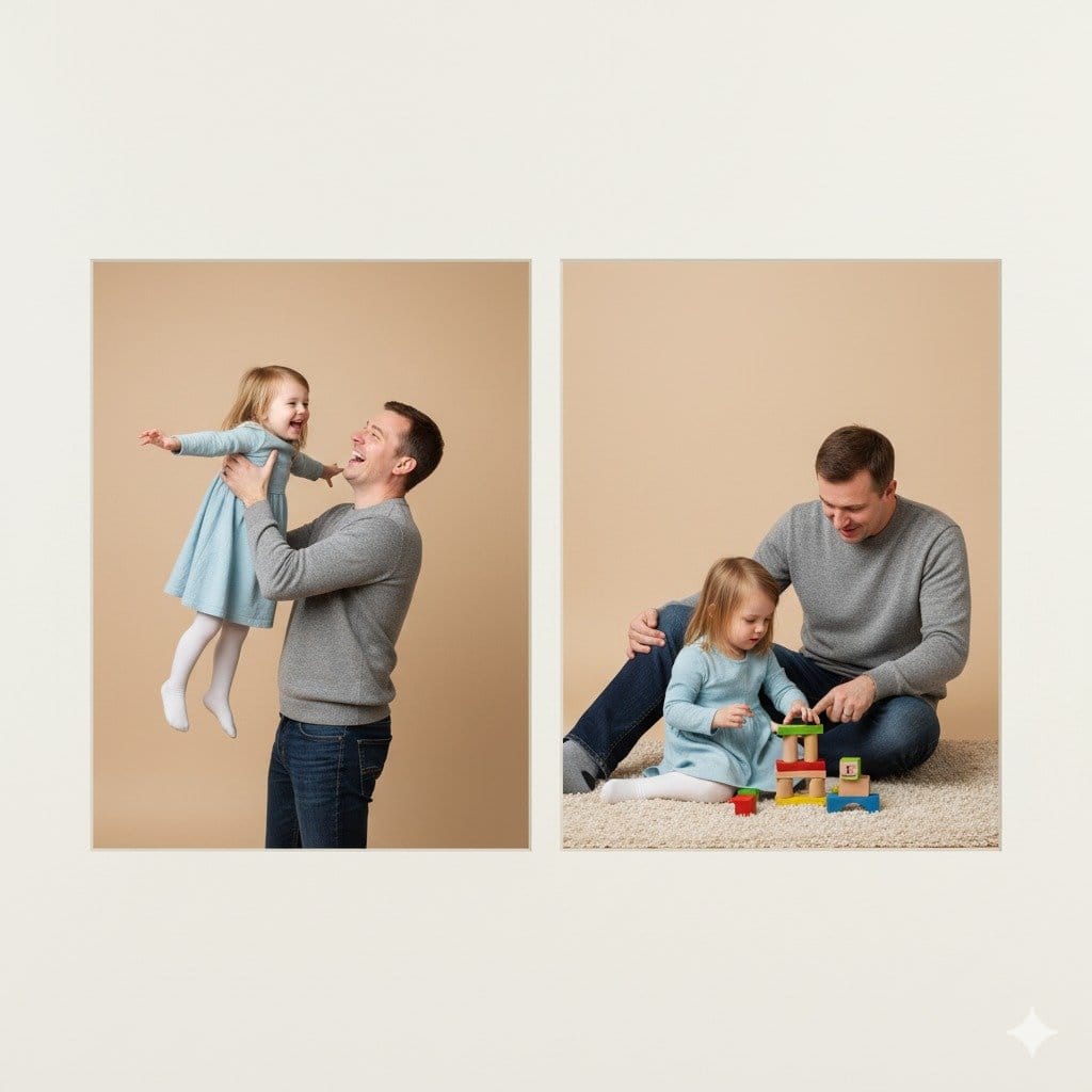 prompt Gemini Ai Ayah dan Anak Perempuan. foto/gemini ai Gemini Ai Ayah dan Anak Perempuan