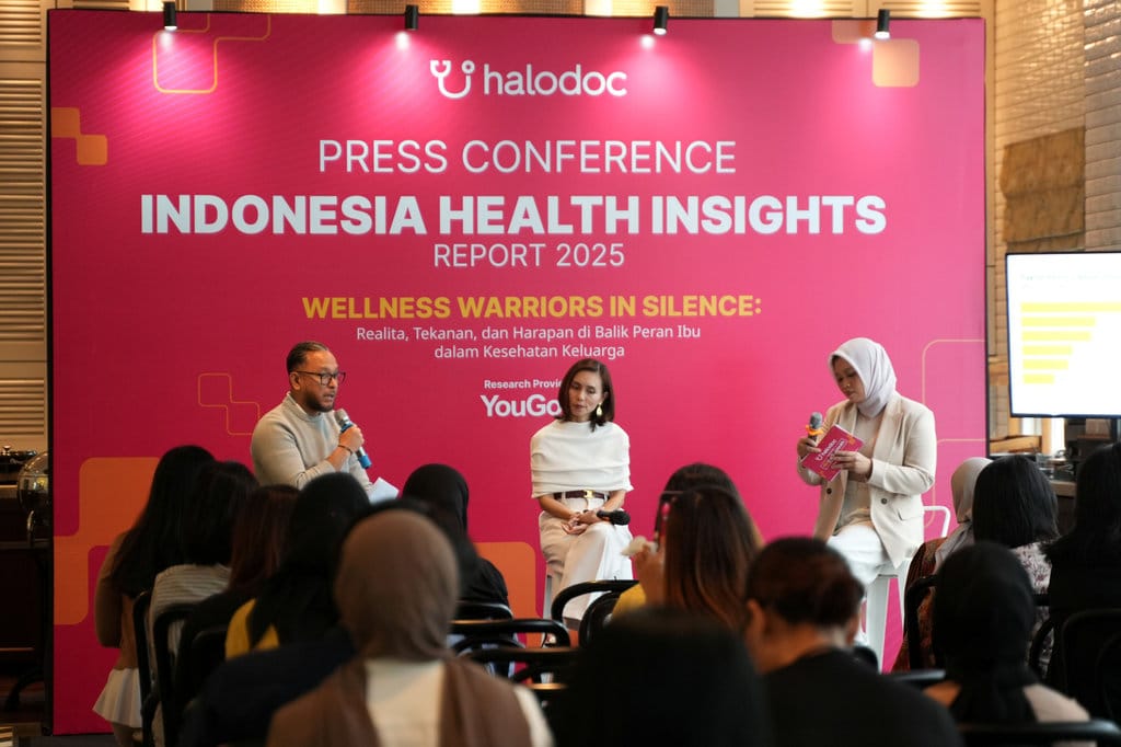 Acara Press Conference Indonesia Health Insights Report 2025. (FOTO/Halodoc) Pers Rilis Halodoc