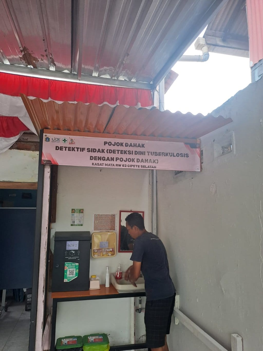 Pojok Dahak 1 Cipete Selatan. Foto/Alfitra Akbar Pojok Dahak 1