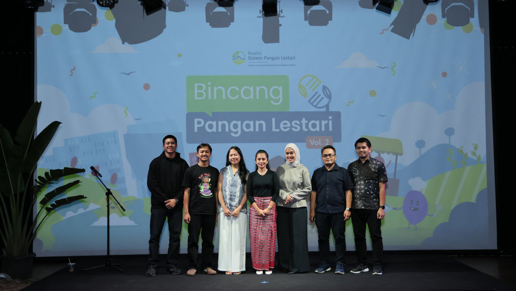 Sesi Bincang Pangan Lestari “Menuju 2045: Sistem Pangan Indonesia Setelah 100 Tahun Merdeka”. (FOTO/dok.WRI Indonesia) Body Artikel 5 Feature Story WRI Indonesia
