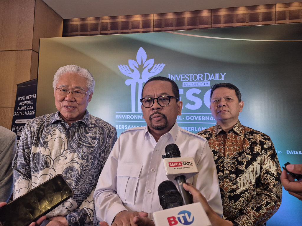 Kepala Staf Kepresidenan Republik Indonesia, Muhammad Qodari dalam acara ESG Appreciation & BeritaSatu Malam Apresiasi 2025. tirto.id/Natania Longdong Muhammad Qodari