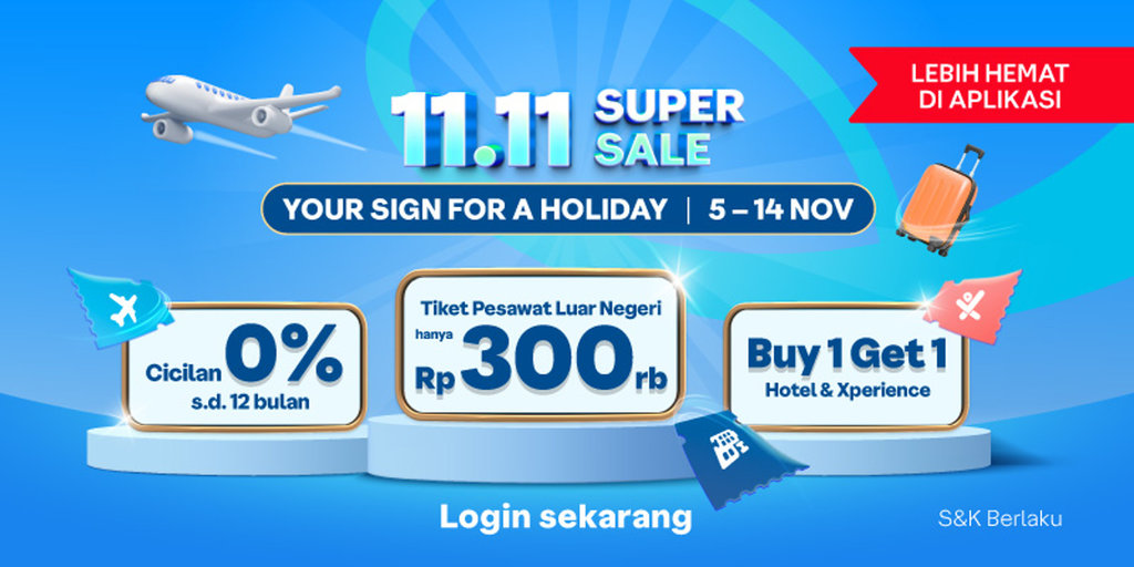 Poster Promo Super Sales. (FOTO/Istimewa) Body Artikel Rankpillar VI 8